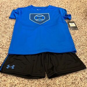 Boys under armor two piece set